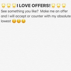 Offers welcome 😃😃😃